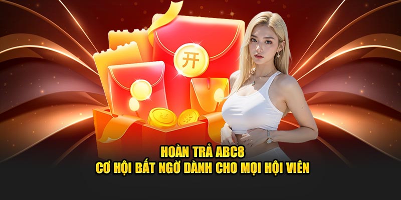 Hoàn trả ABC8 cho bạn cơ hội nhận thưởng bất ngờ